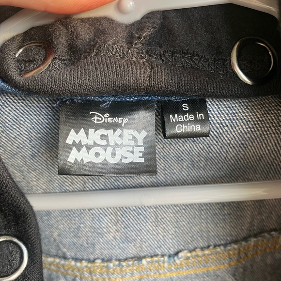 NWOT Mickey Mouse Jean jacket, Sz S - Picture 5 of 5